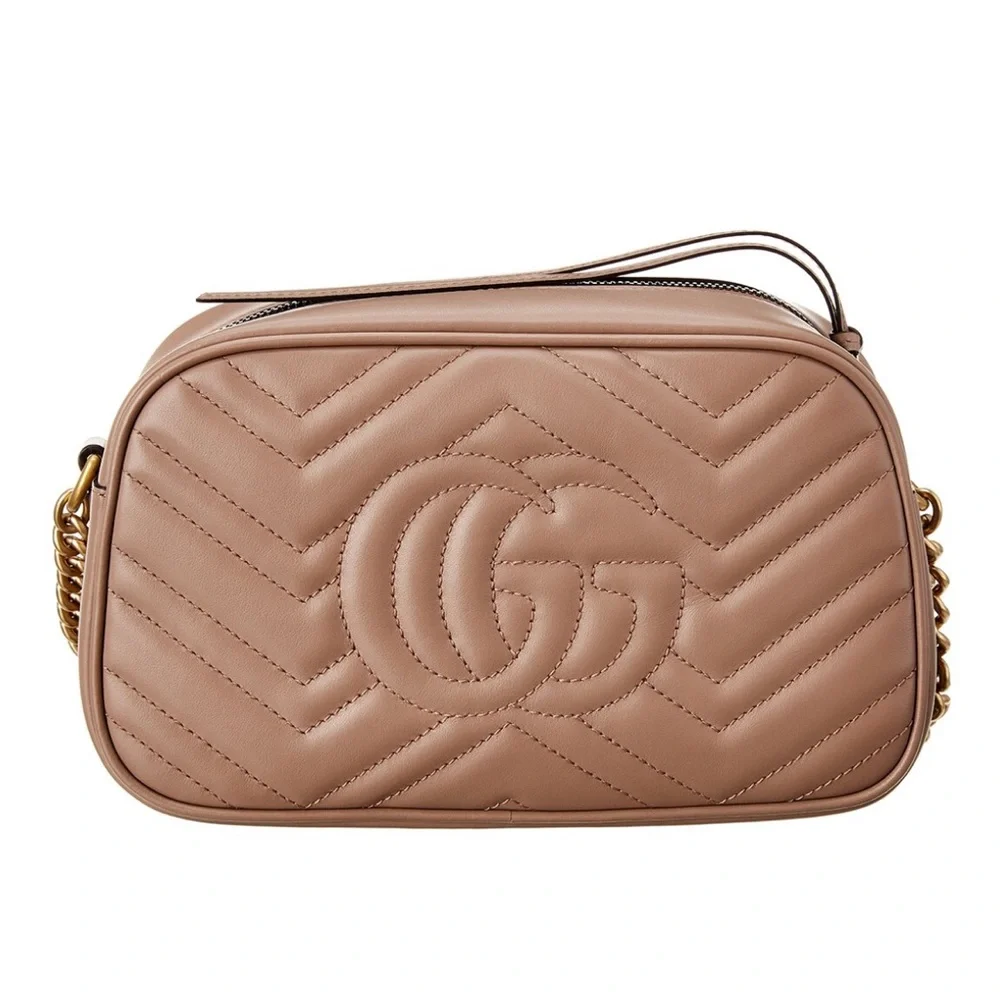 Gucci NWT GG Marmont Small Matelasse Leather Crossbody Camera Bag $1790 - Picture 3 of 3